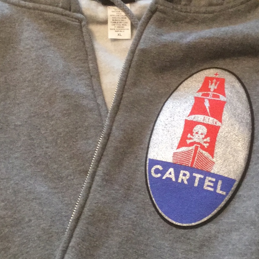 Caviar Cartel Mens Zip Up Hoody